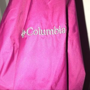 💧Columbia purple/pink rain jacket💧